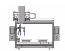 Double head automatic switching soldering machine