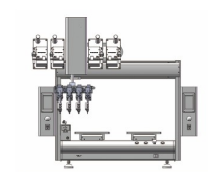 Four-head automatic soldering machine