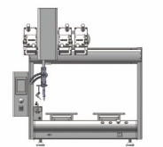 Three-way tin automatic soldering machine