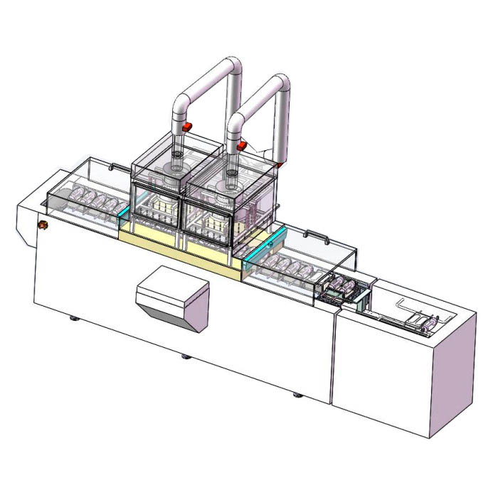 Automatic Flocking Machine with Double Station